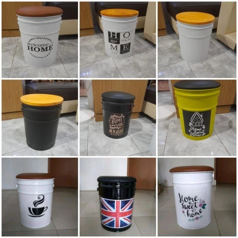 Kursi kaleng,kursi cafe,kursi teras,kursi tong