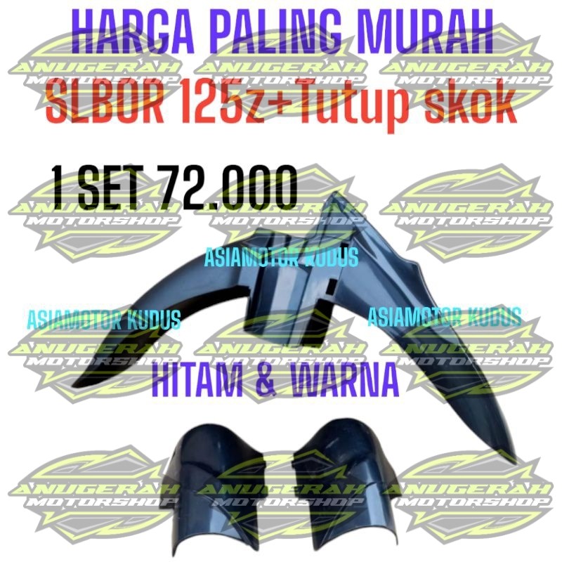 Slebor spakbor depan yamaha 125z set tutup skok yamaha 125z PALING MURAH KWALITAS ORIGINAL