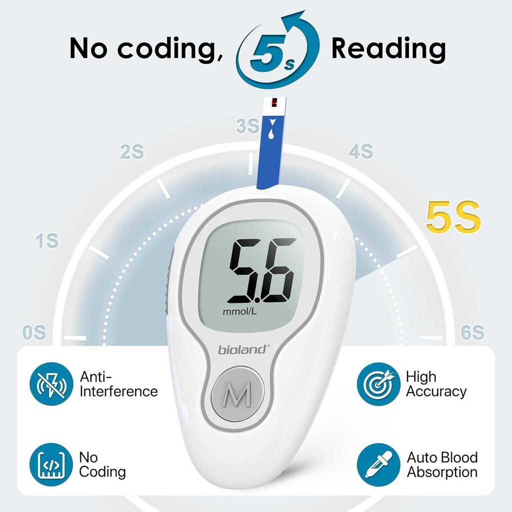 Alat Cek Gula Darah ,Alat Pengukur Glukosa Darah 50 Strip Gula Darah