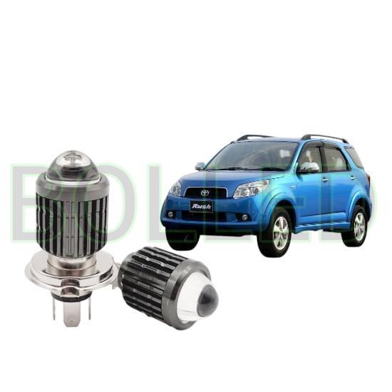 2pcs Lampu Utama LED H4 Laser Putih Mobil Toyota Rush 2007 2012 BLD