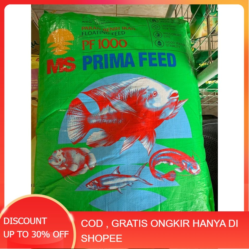 PF 1000 MS PRIMA FEED Pakan Ikan Pakan bibit ikan