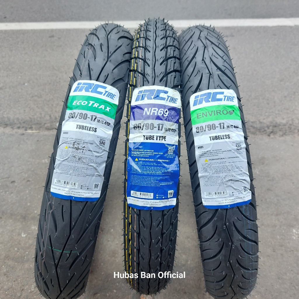 Ban IRC Ring 17 70/90 80/90 90/90 Motor Bebek Supra Revo Karisma Shogun Satria Fu Sonic