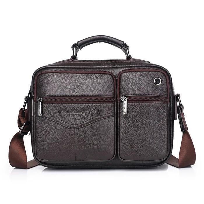 tas selempang kulit pria branded import - sling bag kulit - tas pria