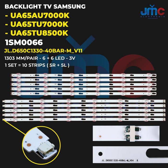Backlight TV for 65 Inch UA65TU7000 UA65AU7000 UA65TU8500K UA65AU7000K UA65TU7000K BN96-50313A Elmat