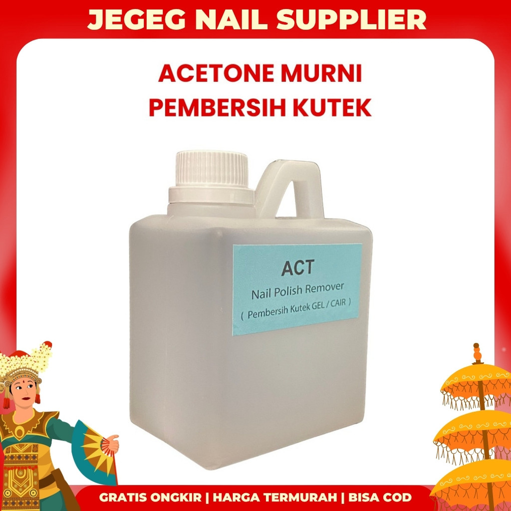 [JG] Acetone 500ML / Pembersih Cat Kuku / Kutek ( Nail Gel Polish Remover ) / ASETON 500ML