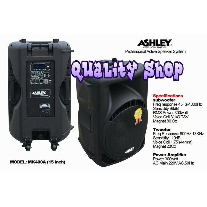 SPEAKER ACTIVE MONITOR 15 INCH ASHLEY (2 UNIT)