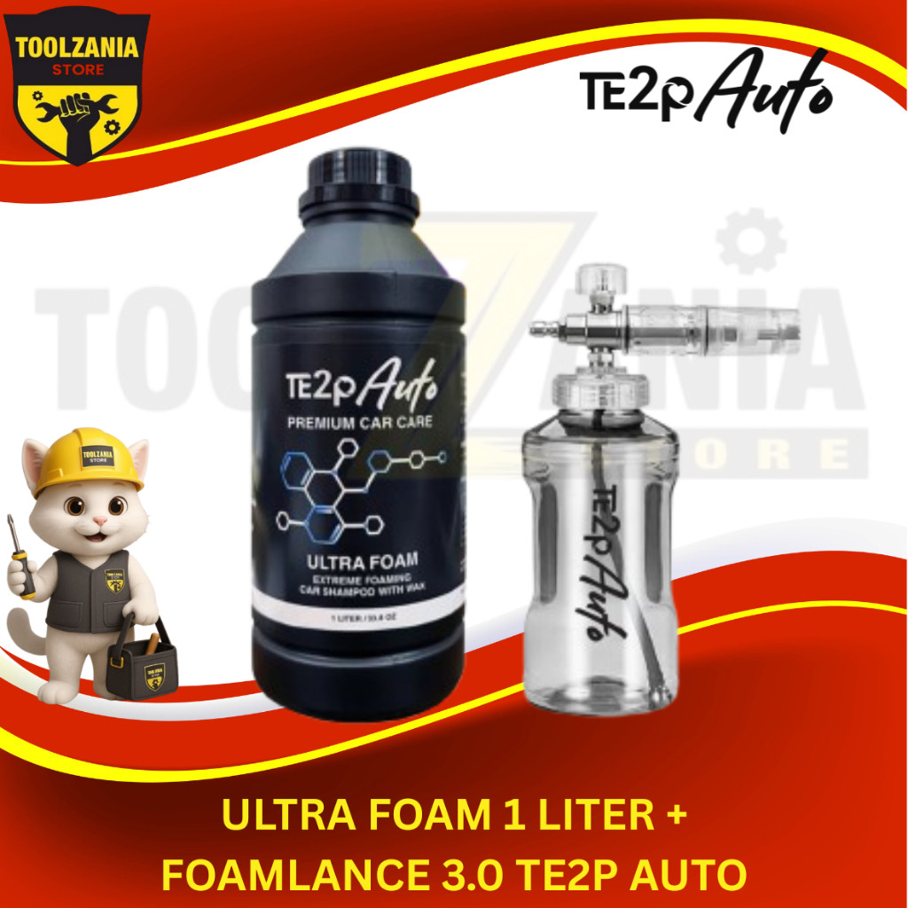 Te2p Auto Paket Bundling Foam Lance Kodenki 2.0 Te2p Auto 3.0 4.0 Shampoo & Wax Cuci Mobil Motor Ken