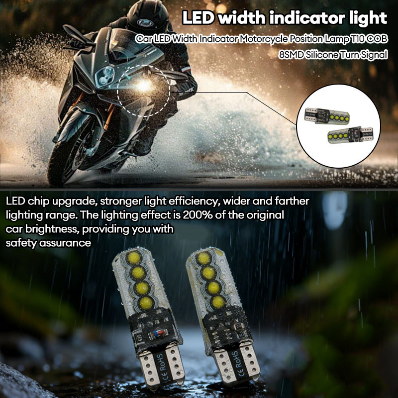 PARKHOR LAMPU LED SENJA T10 3 WARNA FLASH KEDIP 12 VOLT 24 VOLT 12V 24V / LAMPU SENJA KEDIP