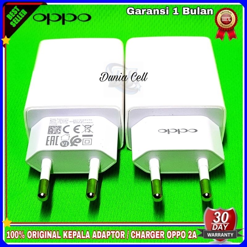 Promo Kepala Adaptor / Charger Oppo AK933 ORIGINAL 100% Charger Oppo 2A