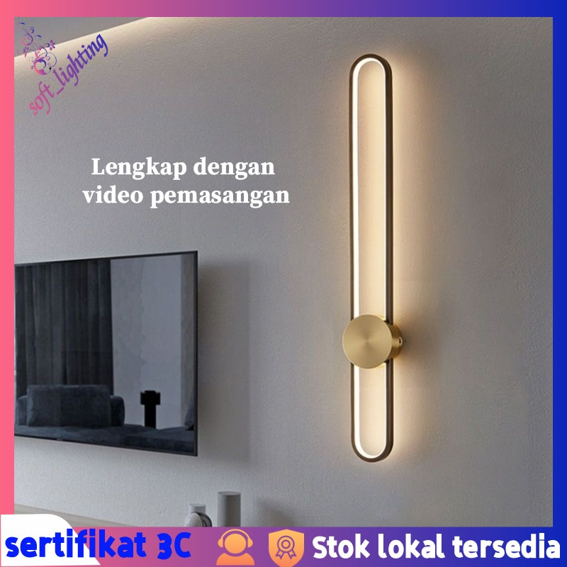 soft_lighting lampu dinding lampu tidur aesthetic tempel minimalis lampu ruang tamu kamar tidur tang