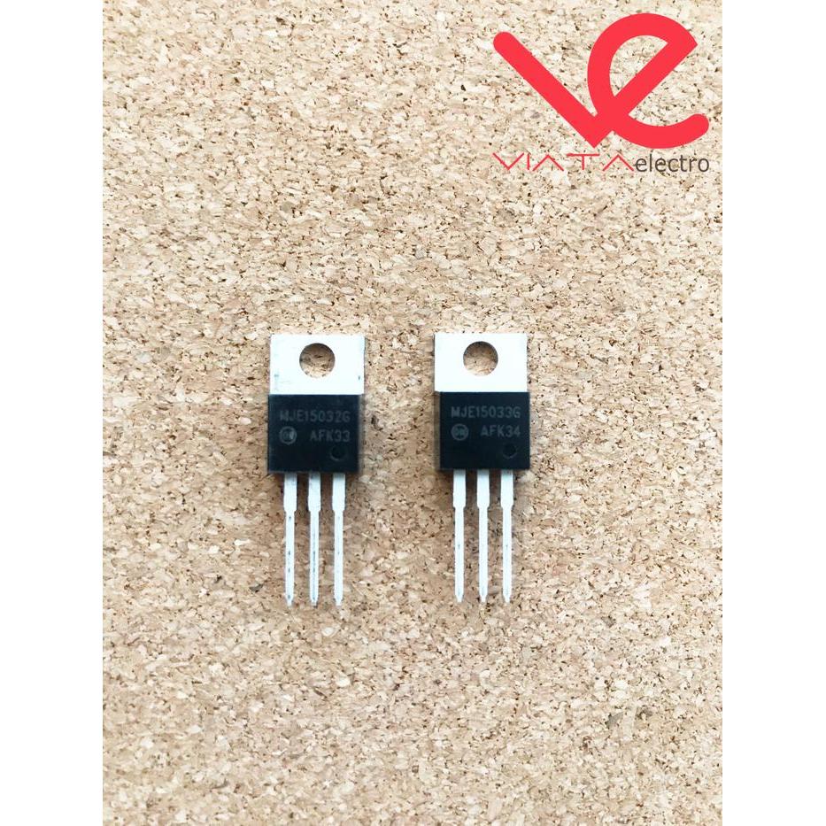 MJE15032 MJE15033 ASLI ORIGINAL (1SET) MERK ON ORI MJE15032G MJE15033G