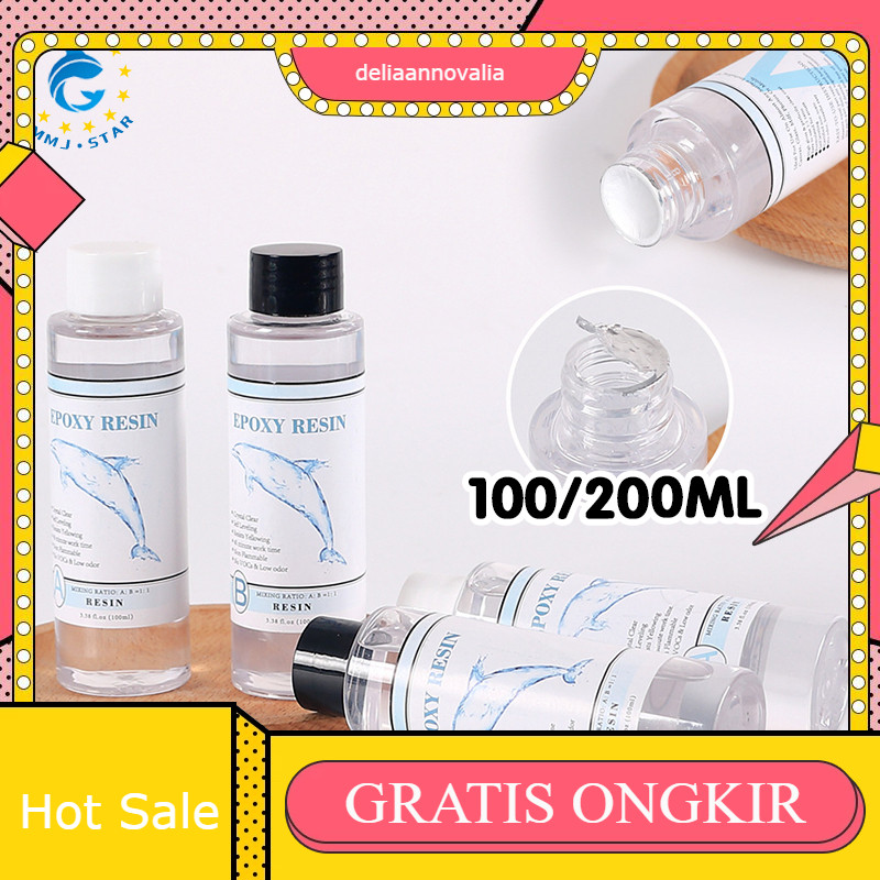 Lem Resin Epoxy Bening-Kit Resin Lem Kristal Ab Untuk DIY Craft