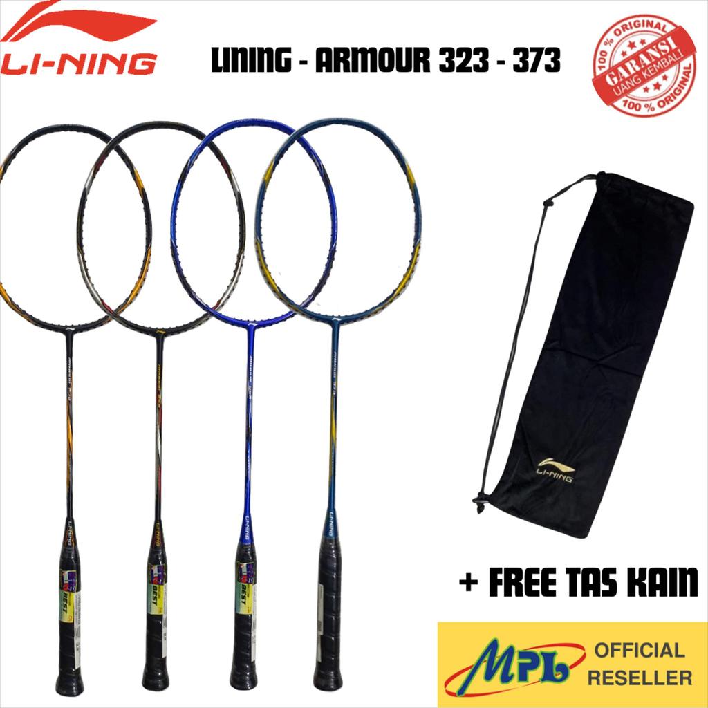 RAKET BADMINTON LINING ARMOUR 232 - 373 + TAS KAIN