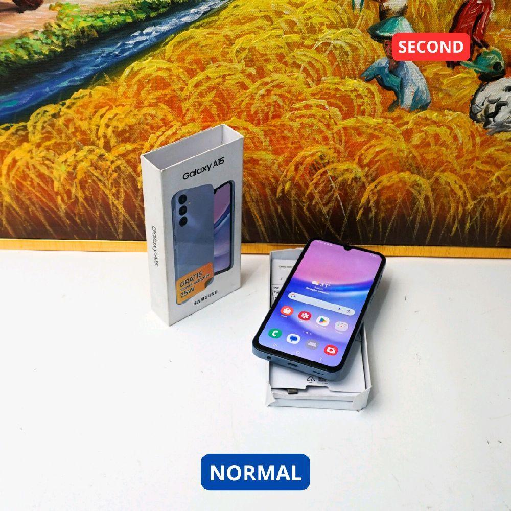 SAMSUNG A15 8/256 GB (4G) - HP SECOND ORIGINAL SINAR MUTIARA CELL