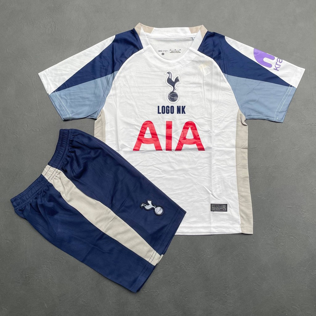 Jerseey Setelan Kids T0TT3NH4M Home 25/26 Jersey Sepak Bola Anak Setelan Bola Anak Seragam Setelan F