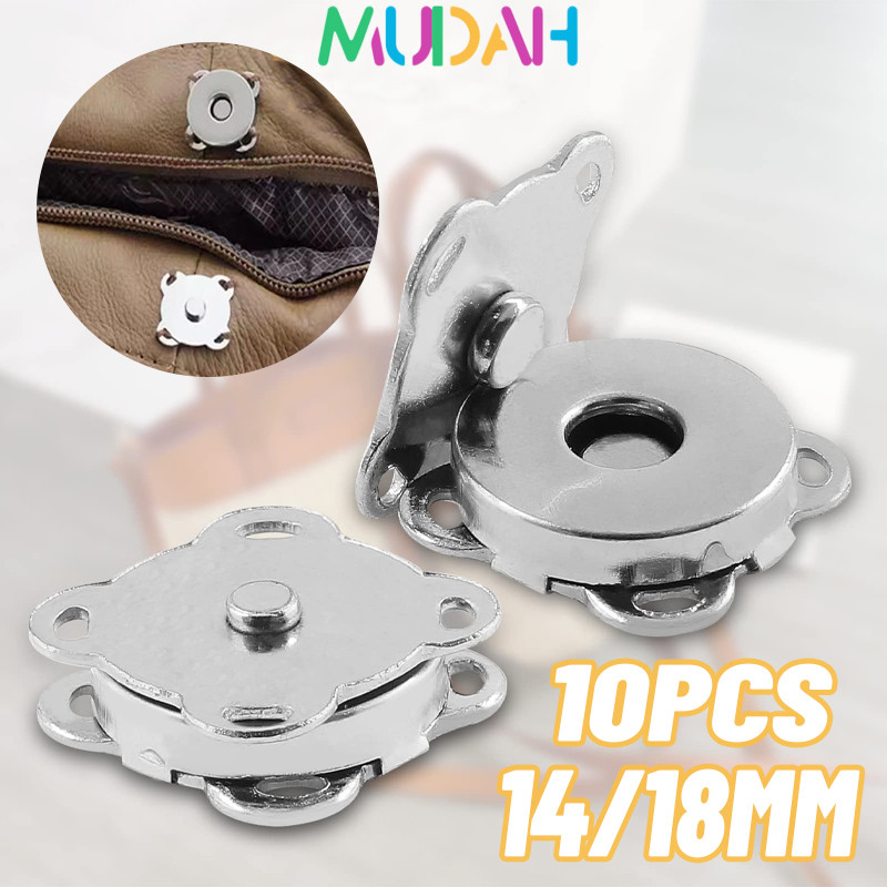 10pairs Kancing Tas Magnet Magnet Tas Jahit Kancing Magnet Untuk Tas 14/18mm Accesories Tas Kancing 