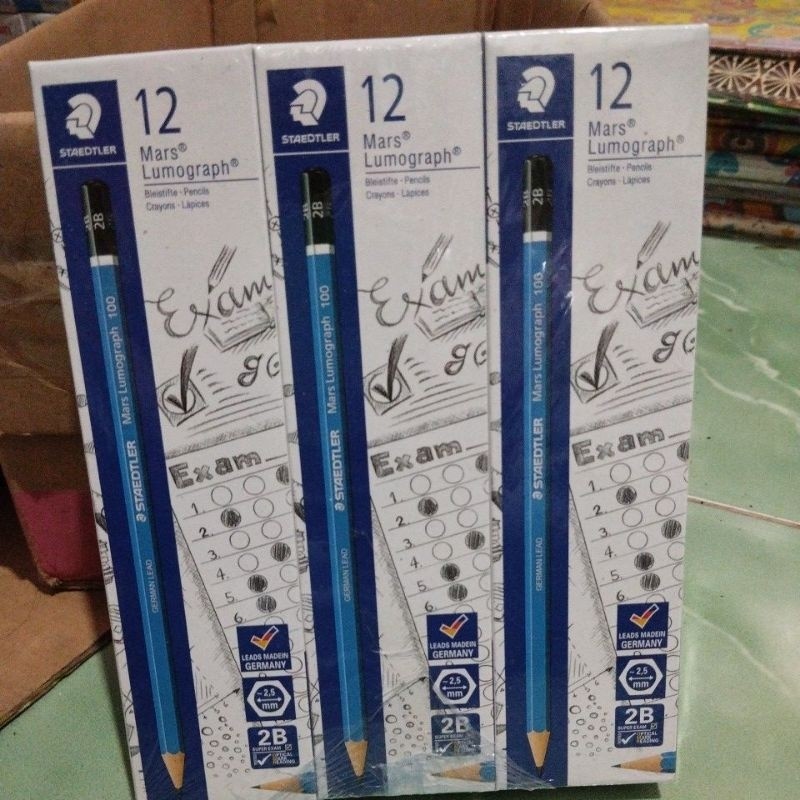 pensil 2b staedler 2b (6 lusin)