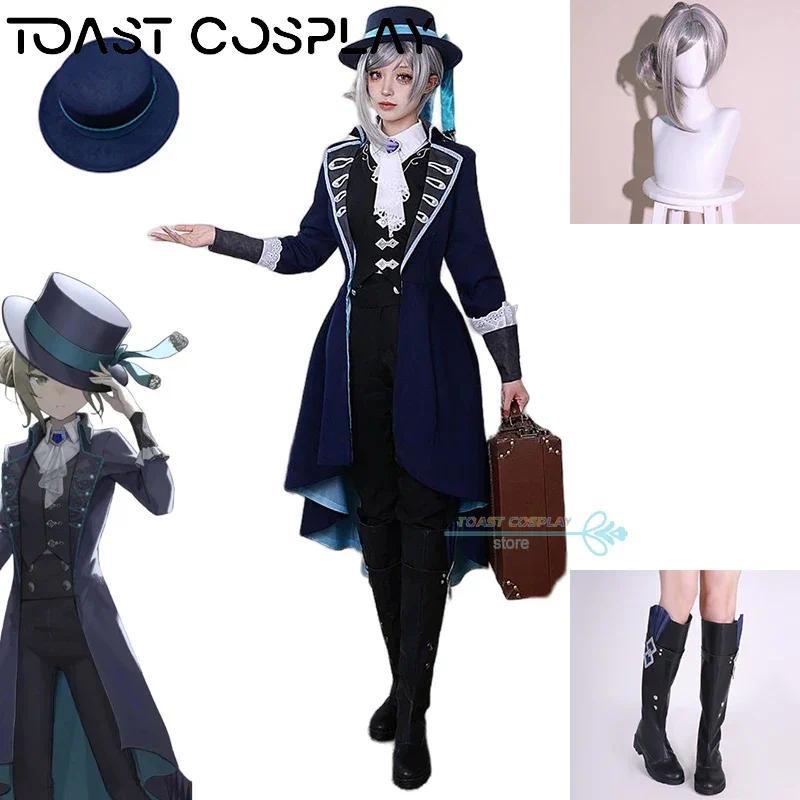 Vertin Cosplay Costume Game Reverse: 1999 Vertin Suit Uniform Hat Wig Shoes Full Set Masquerade Part