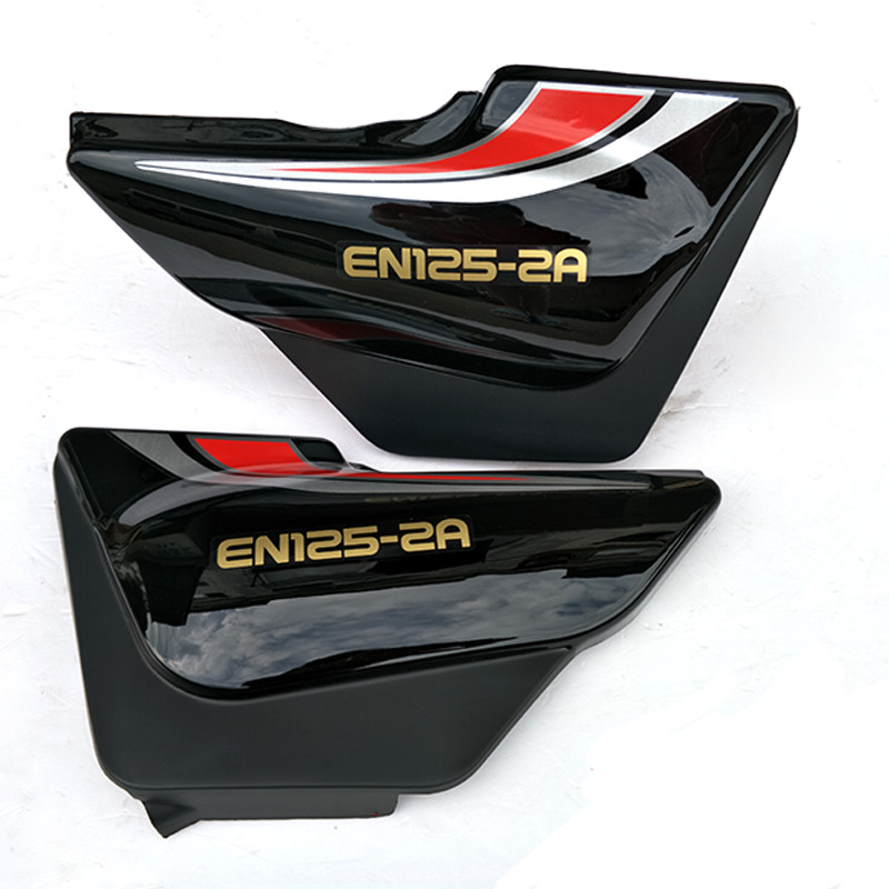 Motorcycle Side Panels For HJ125 EN125-2A Side Covers Set Of Suzuki Haojue Qingqi Haojin EN 125cc Re