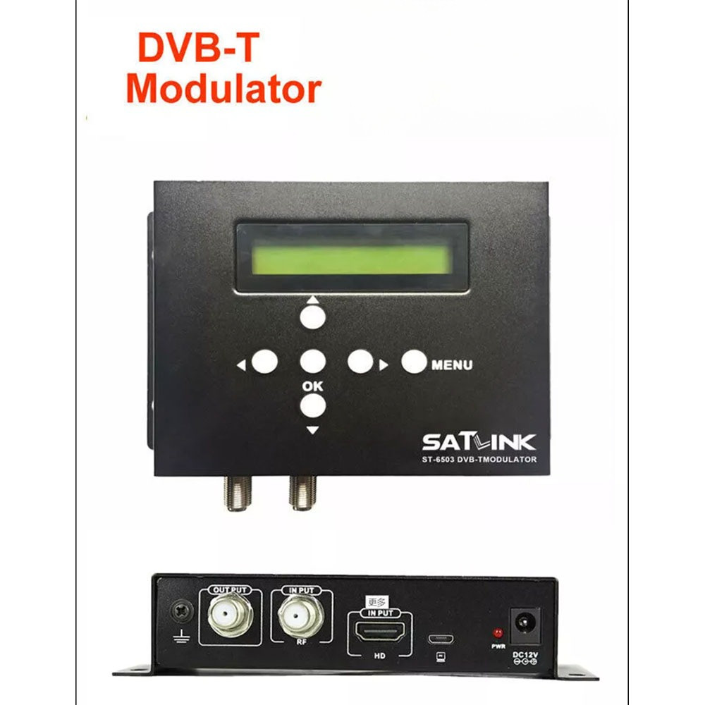 Satlink ST6503 DVBT Modulator Route modulator st6503 AV Router DM Modulator DVBT AV gital RF Modulat