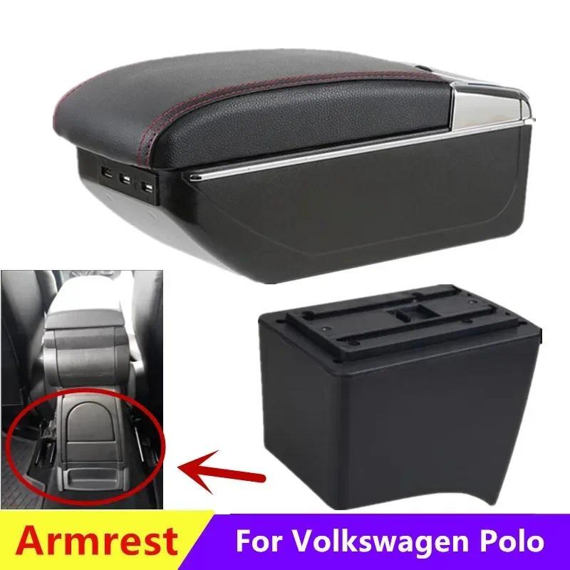 For Volkswagen Polo Armrest Box for Volkswagen VW Polo Se 2011-2020 Car Armrest Central Storage Box 