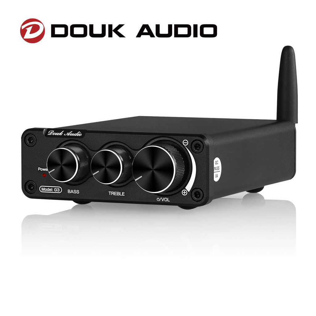 Douk Auo G3 Mini Bluetooth 5.0 TPA3116 gital Amplifier HiFi 2.0 annel Stereo Auo Amp With Treble Bas