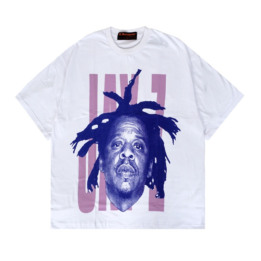Jerry OFC - Kkontener Jay Z Oversize Tshirt White Katun 20s