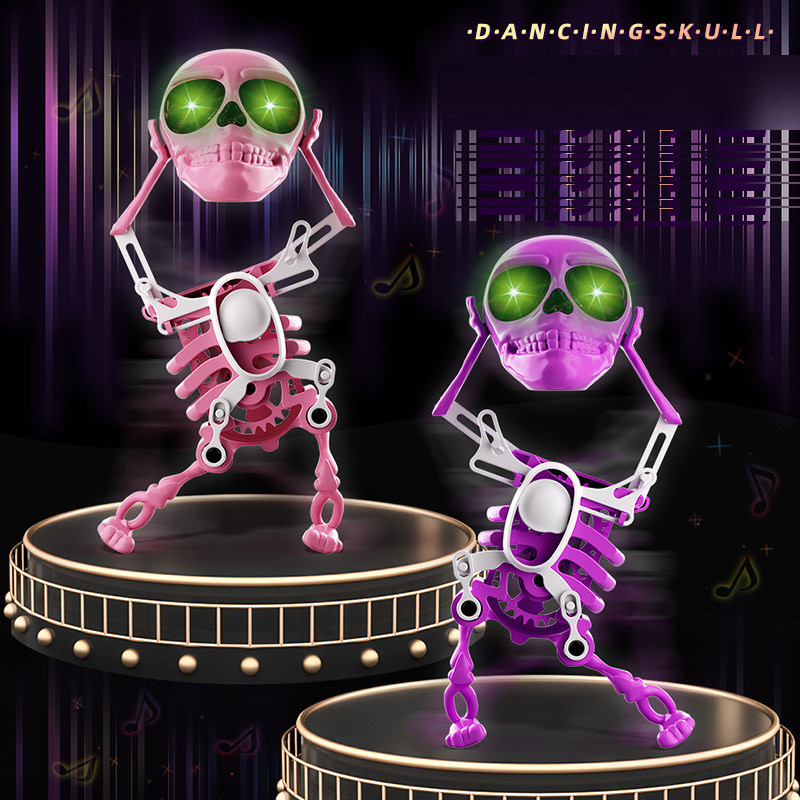 Mainan Anak TENGKORAK DANCING SKULL JC-004 Mainan Tengkorak Halloween Joget Anak