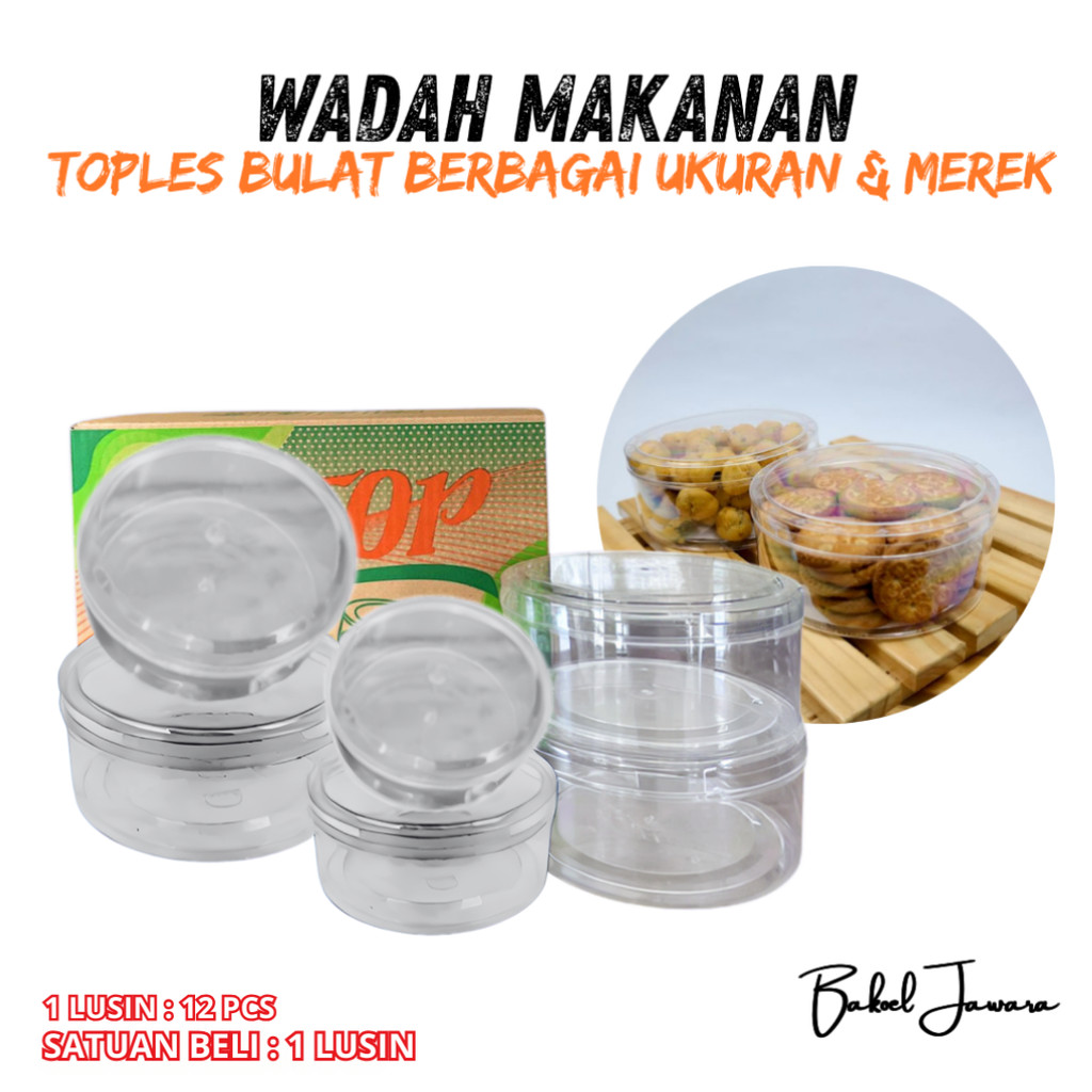 ( 1 DUS 12 PCS ) TOPLES BULAT KUE KERING KEMASAN 250 GRAM / 500 GRAM TERMURAH MEREK TIP TOP / JD