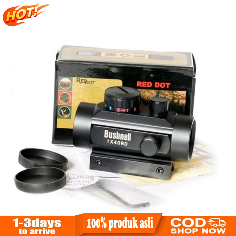 teleskop bushnell/GSR 1x40 red dot Teleskop fokus portabel tahan air / Zoom variabel / Teleskop 10x 