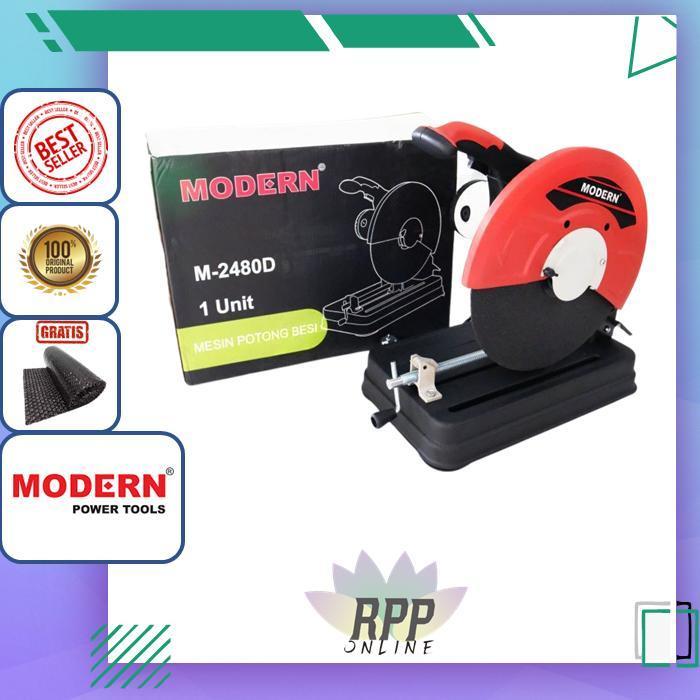 MODERN M-2480D / Cut Off 14 Inch Potong Besi Cutting Wheel Mesin Modern M2480D / M 2480 D / M2480 D