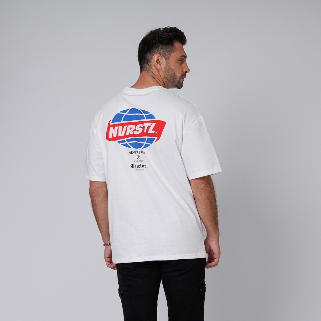 NEW Kaos Pria COD CELCIUS Kaos Lengan Pendek LIN000472C Putih