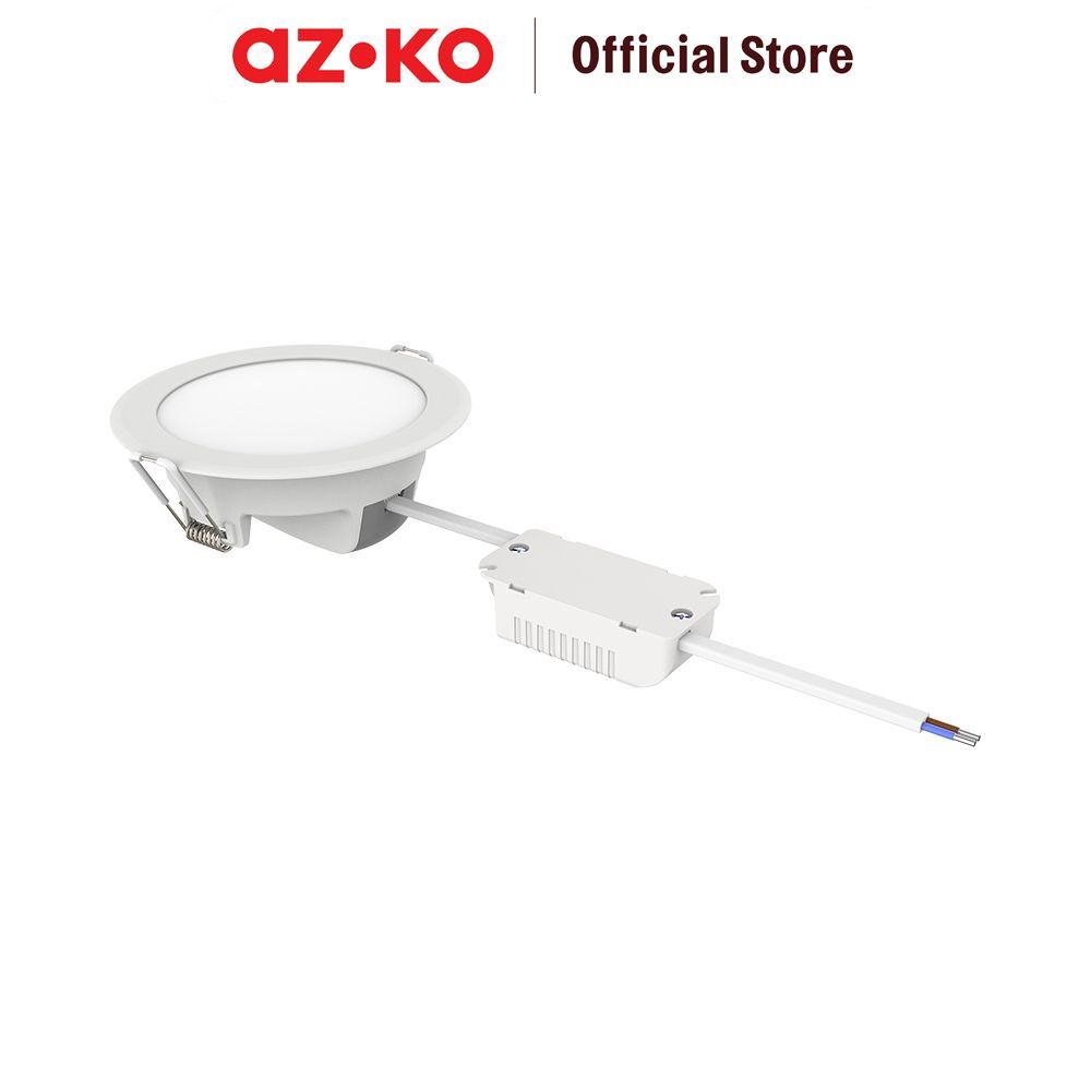 AZKO Krisbow Lampu Downlight Led Shell 5 watt Neutral White G2 - Putih Lampu TanamRecessed LightLamp