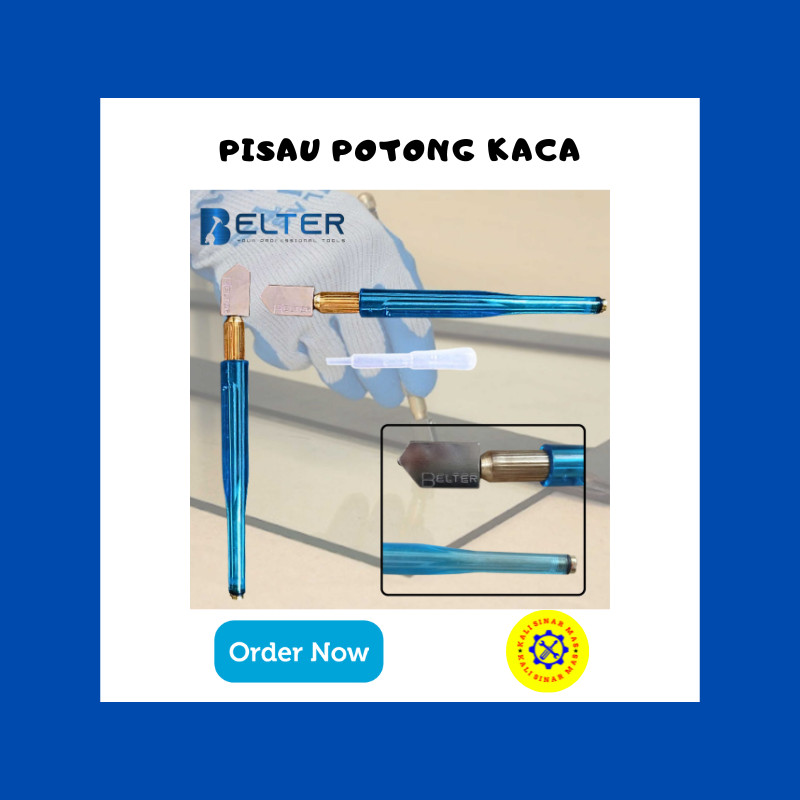 Pisau Kaca Alat Potong Kaca Cutter Kaca Oil Glass Cutter Profesional