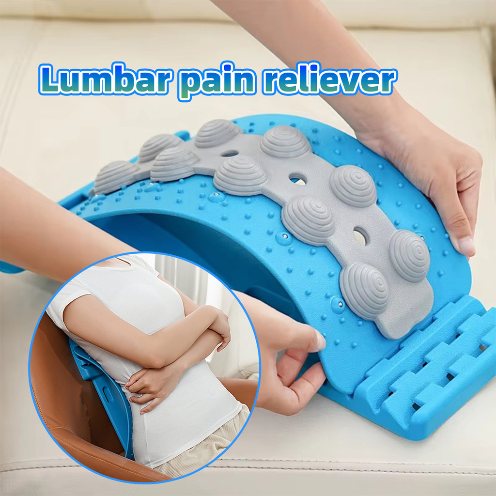 Terapi punggung Alat Pijat Pinggang Spinal Lumbar Traction Device Back Massager