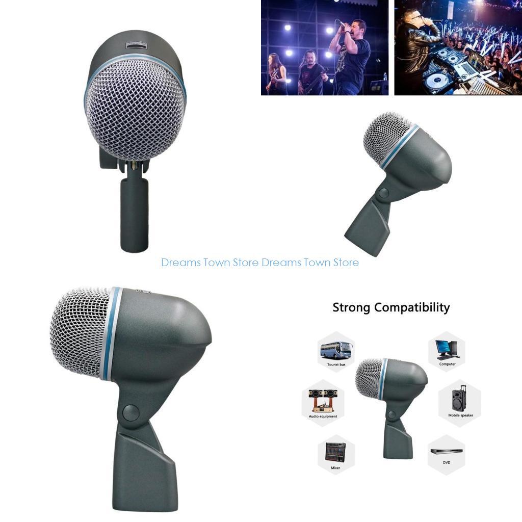 HX6A BETA52A Kick Drum Microphones trument Kick Drum Bass Mic Metal Dynamic Mic