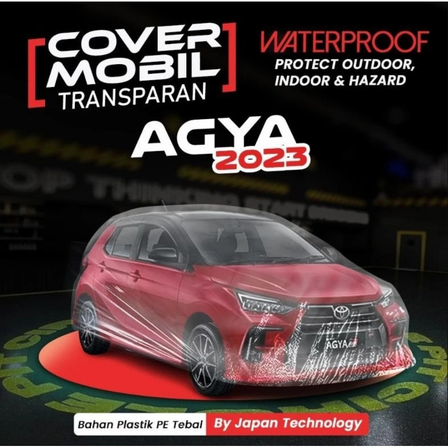 Cover Sarung Mobil Transparan Bening Agya Ayla