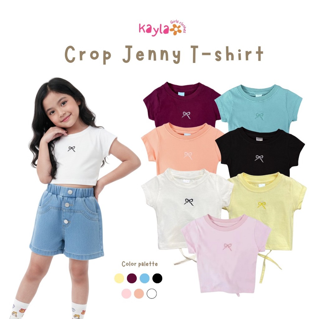 Kayla Jenny Crop Top Anak Perempuan 2-10tahun