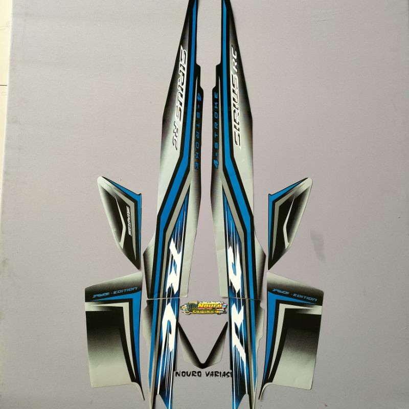 striping yamaha vega r new sirius rc biru silver thailand thailook
