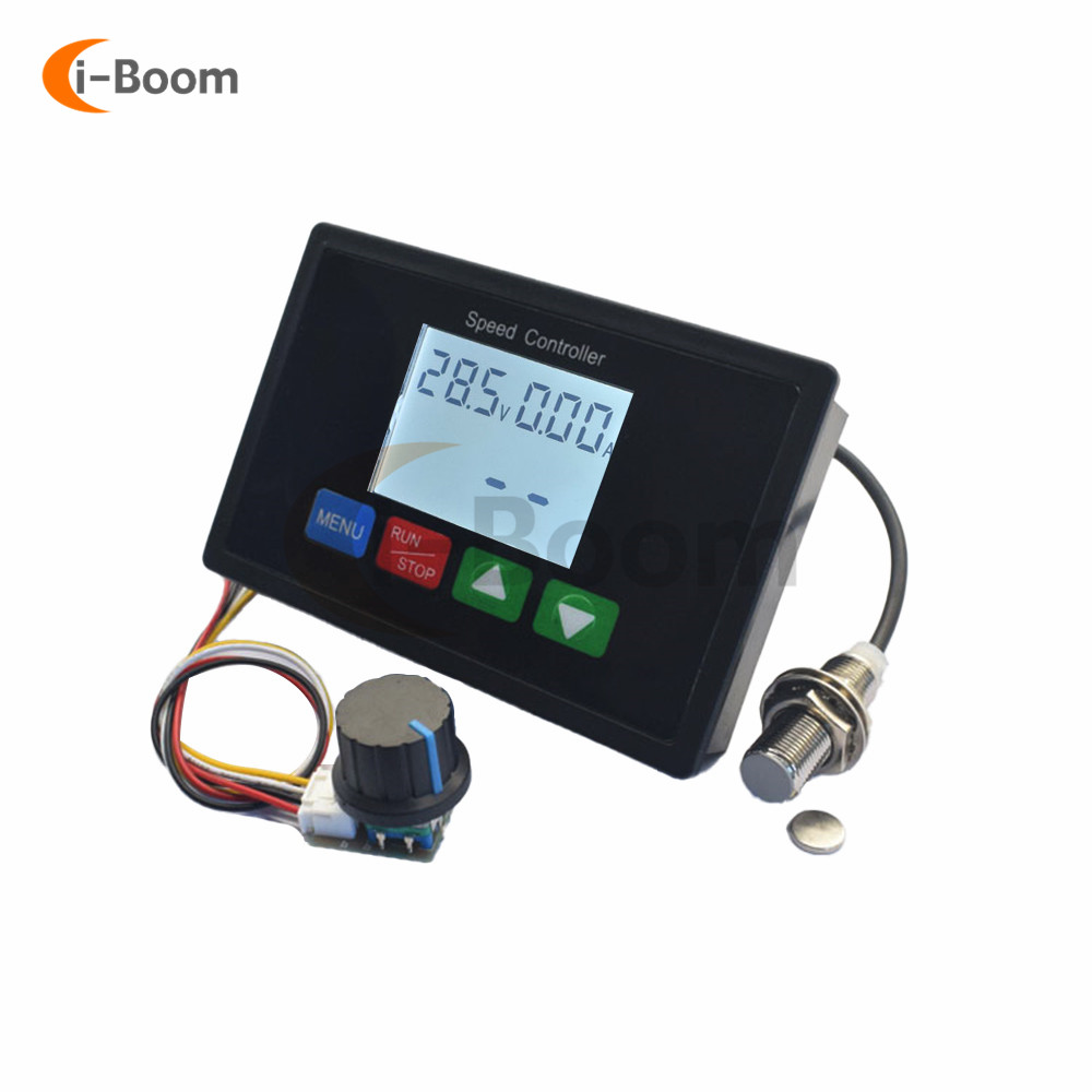 DC10V-55V 30A DC Motor Controller Speed Regulation Speed Meter Programmable Motor Speed Controller