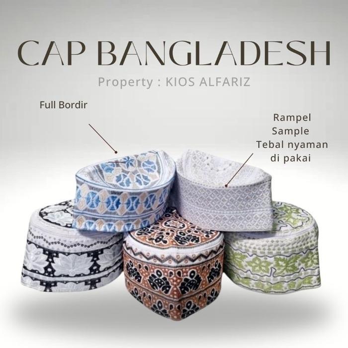 KiosAlfariz - TERMURAH Peci Kopiah Songkok Oman Bangladesh Favt anak dan dewasa . Peci Haji . Peci H