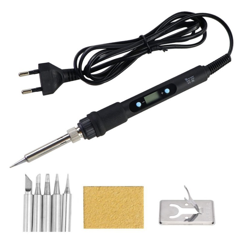 80W Set Soldering Iron Adjustable Solder Electric Solder 80Watt Digital Lcd Display Solusi Kebutuhan