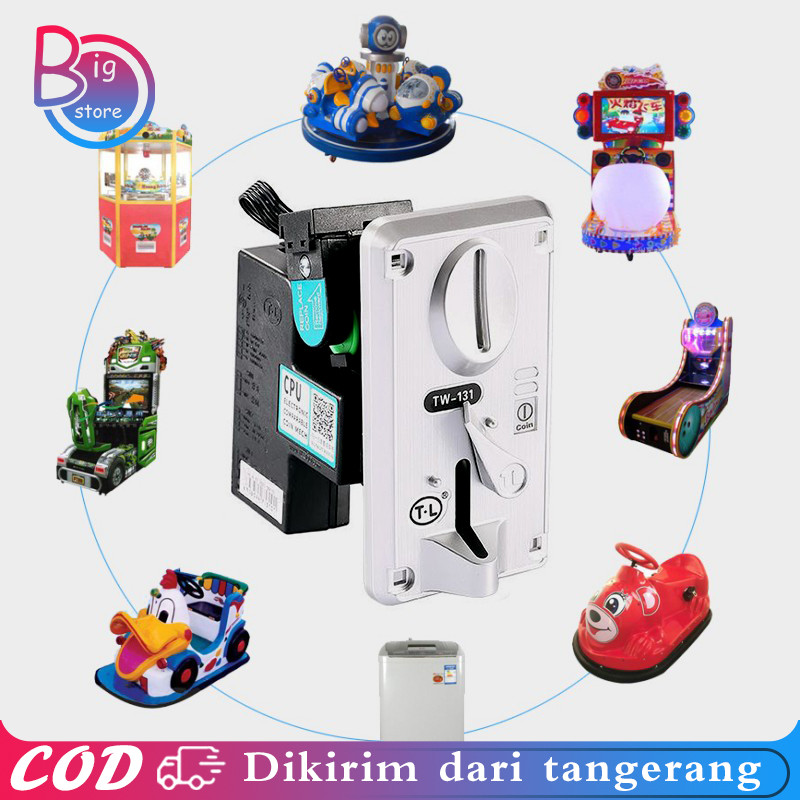 TW131 Koin Acceptor Coin Slot Coin Acceptor Selektor Capit Boneka