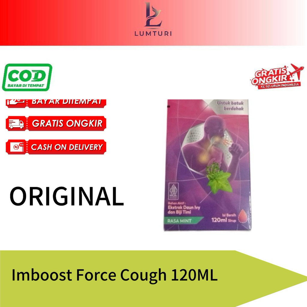 Imboost Force Cough Dewasa 120ML Batuk Imboost