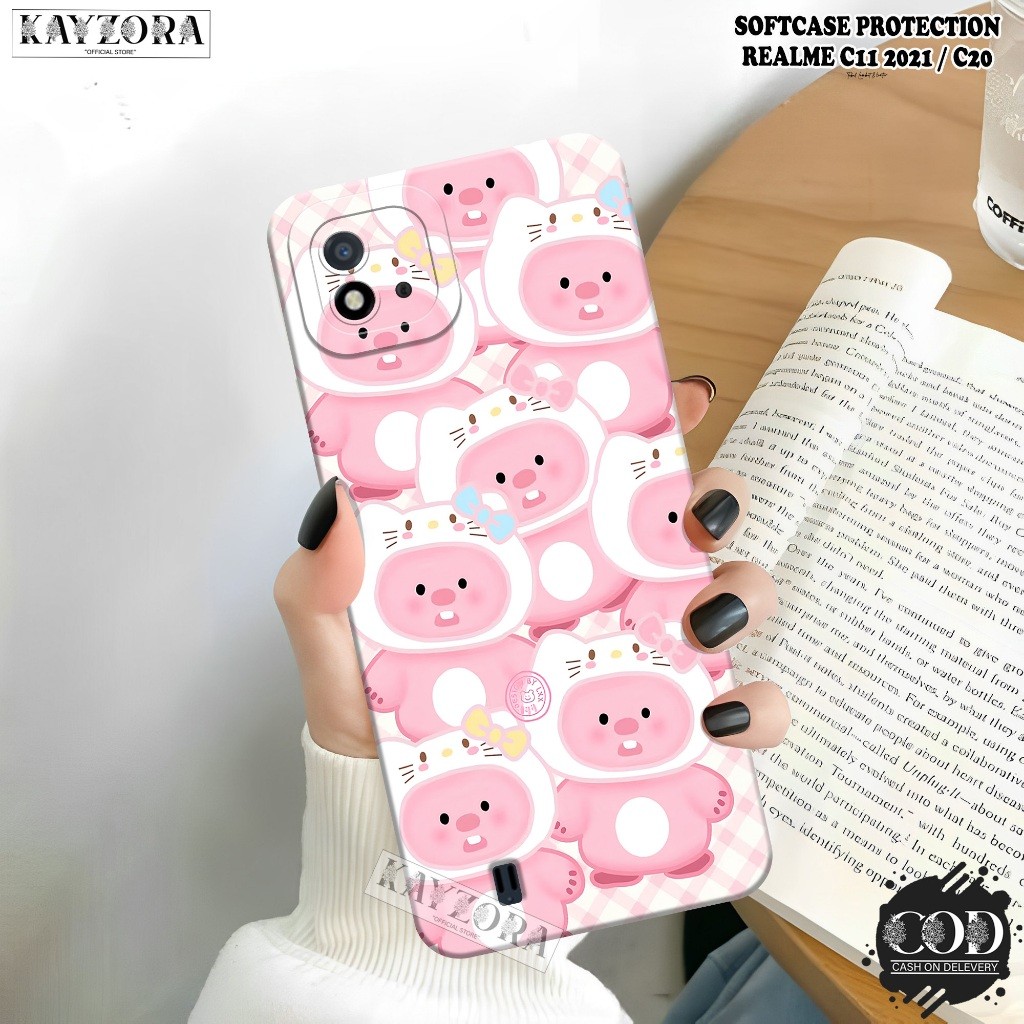 Case REALME C11 2021 / C20 Terbaru - Fashion Case Kartun - Casing REALME C11 2021 / C20 - Silikon Pr