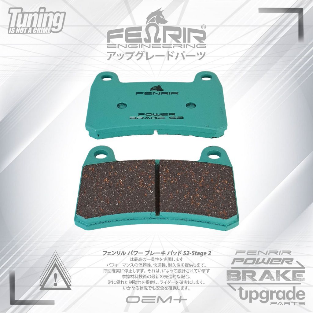 Kampas Rem Depan Benelli TNT 125 200 250 300 BN251 - Fenrir Pakem Empuk Konsisten