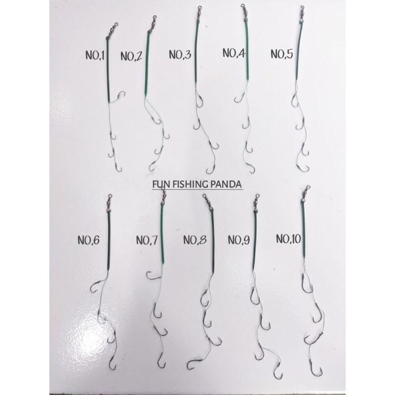angkai kail pancing lumut nila kode kail 1054 no 1 - no 10