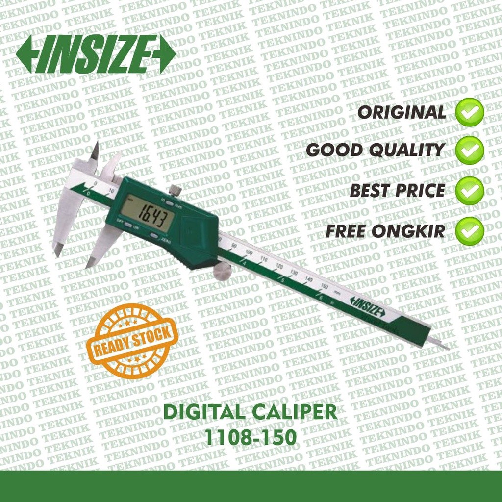 [LUMIOO] Insize Digital Caliper 1108-150 6" Sigmat / Jangka Sorong Original