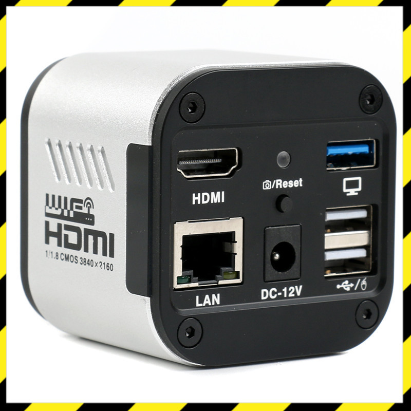 4K 1080P UHD LAN WIFI6 USB2.0 USB3.0 Video Microscope Camera Measurement Sony IMX334 For Phone Table