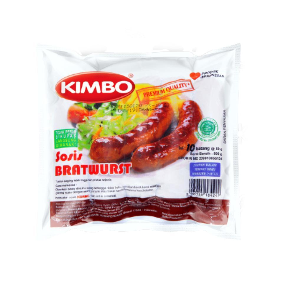 Kimbo Sosis Sapi Mini Bratwurst 500 gr